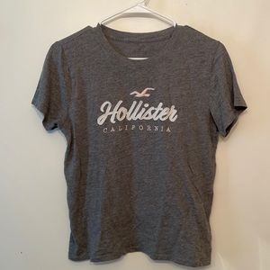 hollister logo tee shirt